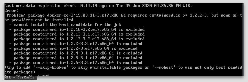 Error Install Docker-ce