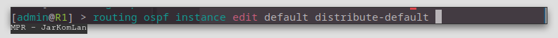 OSPFR1SetDistribute