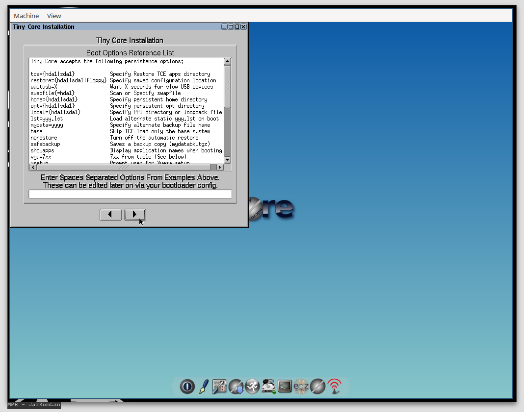 InstallasiTinyCoreLinux8