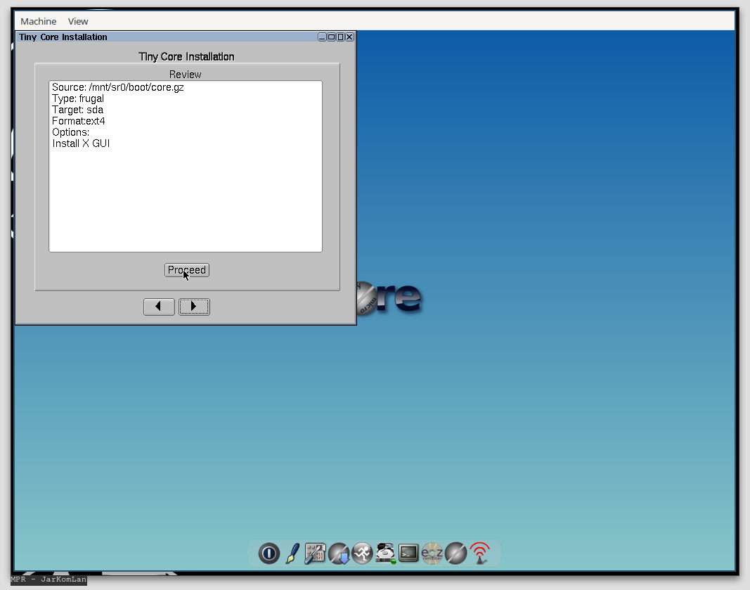 InstallasiTinyCoreLinux10